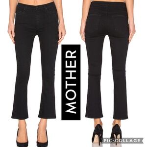 NWOT MOTHER The Insider Crop Not Guilty Black Wash Size 24 | Style 1137-180